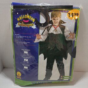 New Dark Count Child Halloween Costume Size Medium‎ 8 - 10 Dracula Vampire